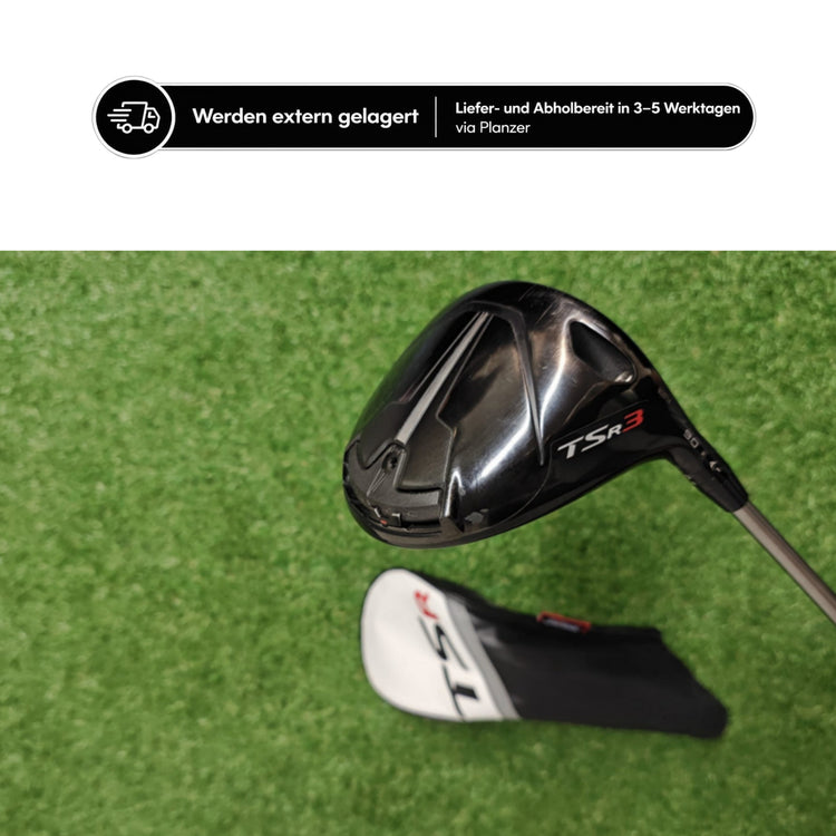 Titleist TSR3 Driver 10.5°, Stiff, inkl. Headcover