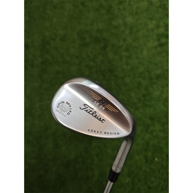Titleist Vokey Spin Milled SM4 Tour Chrome Wedge 58°-09 (S)