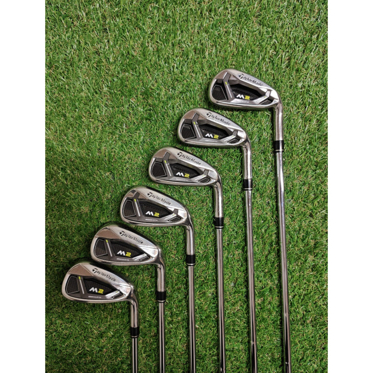 TaylorMade M2 Golf Eisen 5-PW in Stiff Flex (Stahl)