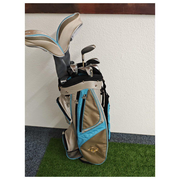 Golden Bear Damen Golfset 7-SW + Hölzer + Driver +Putter+ Bag