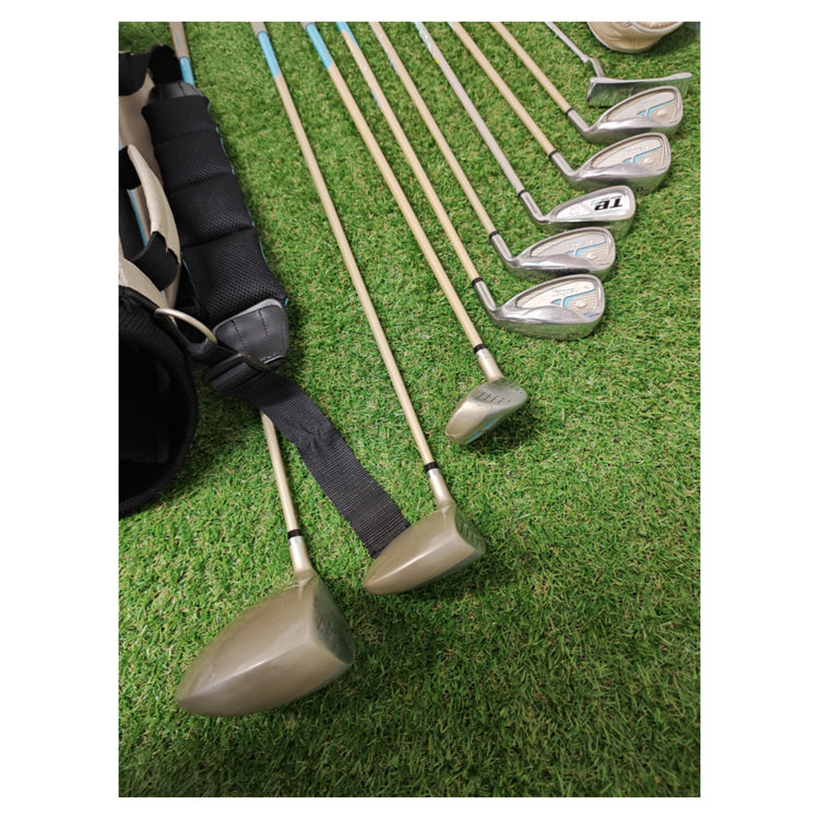 Golden Bear Damen Golfset 7-SW + Hölzer + Driver +Putter+ Bag