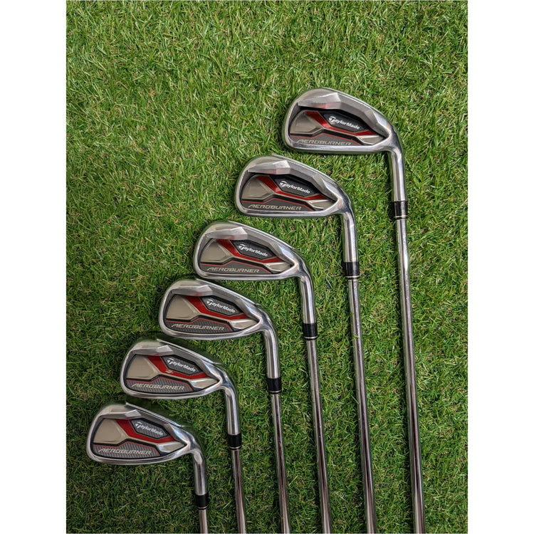 TaylorMade AeroBurner Eisen 5-PW KBS Stiff, top