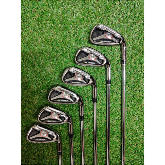 TaylorMade Burner Eisensatz 5-PW, Stahlschaft, Regular Flex | Gebraucht