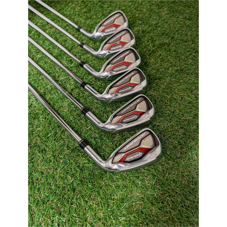 TaylorMade AeroBurner Eisen 5-PW KBS Stiff, top