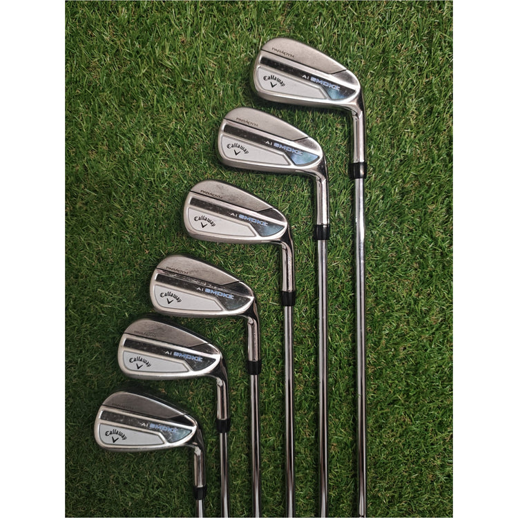 Callaway Ai Smoke Paradym Eisen 6-AW, Stahlschaft N.S. Pro Zelos 8, Regular, gebraucht